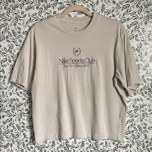Nike Sports Club Tan Tee